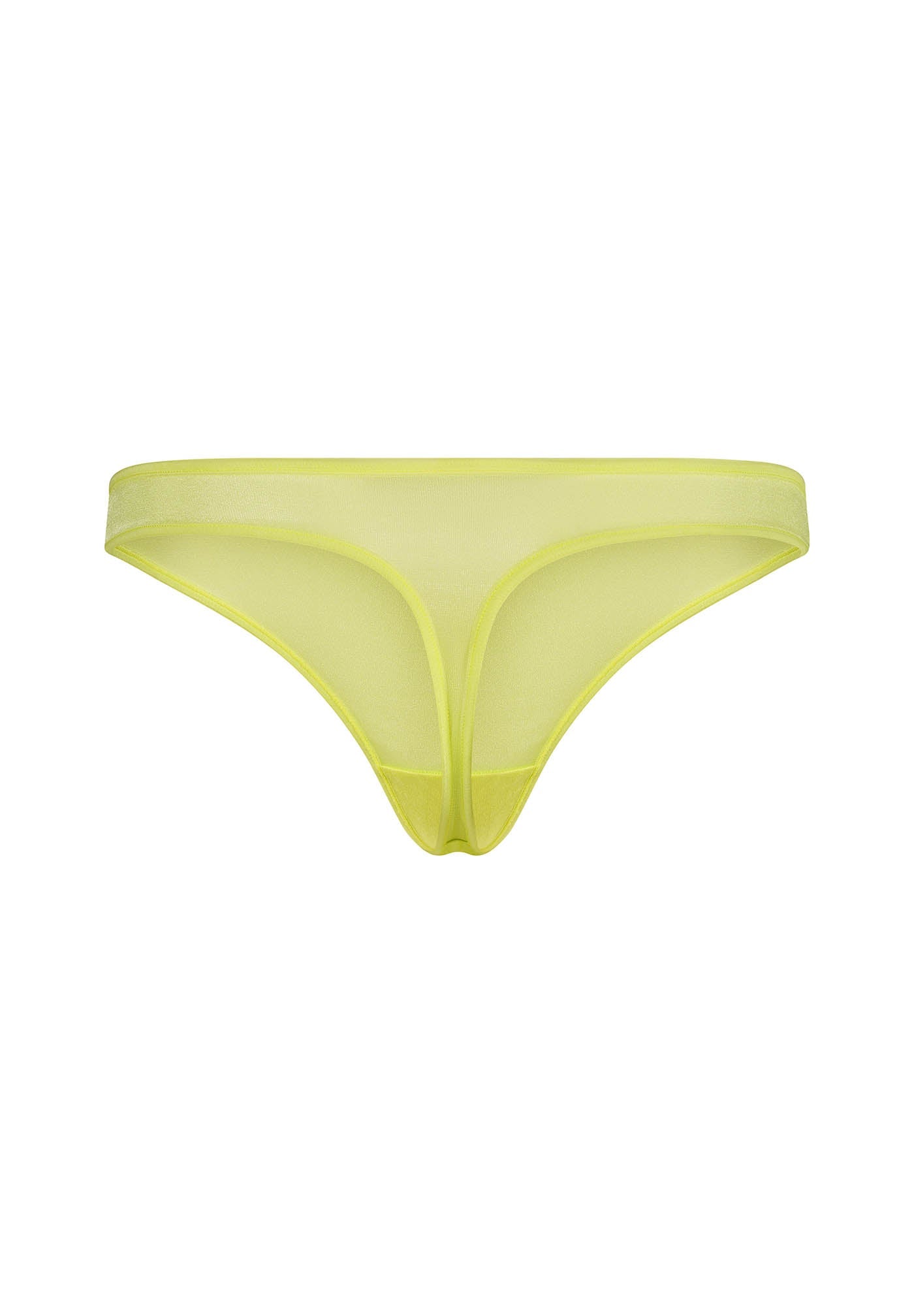 Gossard Glossies Sunny Lime Sheer Thong