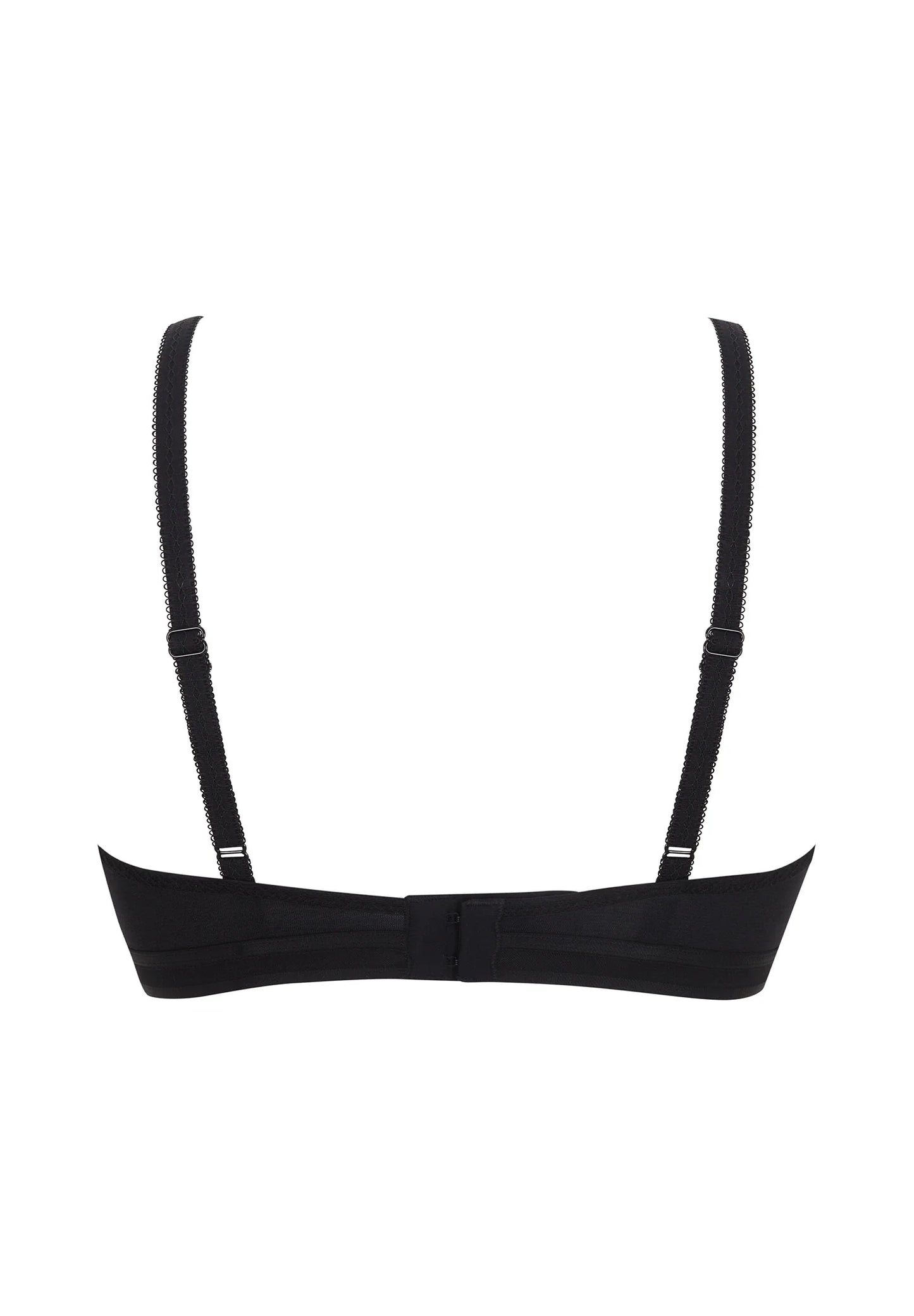Gossard Glossies Black Sheer Molded Bralette
