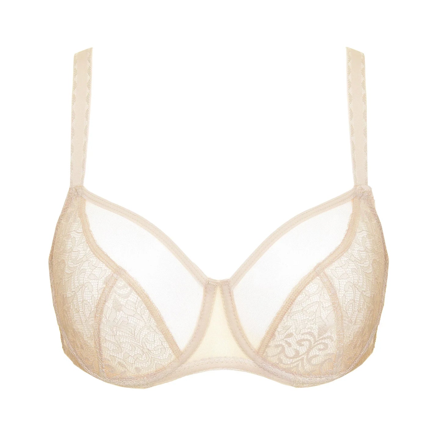 Gorteks Gabi Beige Sheer Lace Underwire Bra