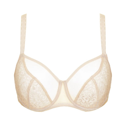 Gorteks Gabi Beige Sheer Lace Underwire Bra