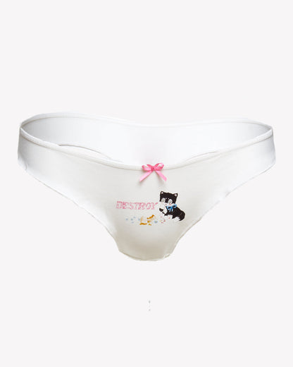 Destroy Kitty Cotton Frill Cheekster