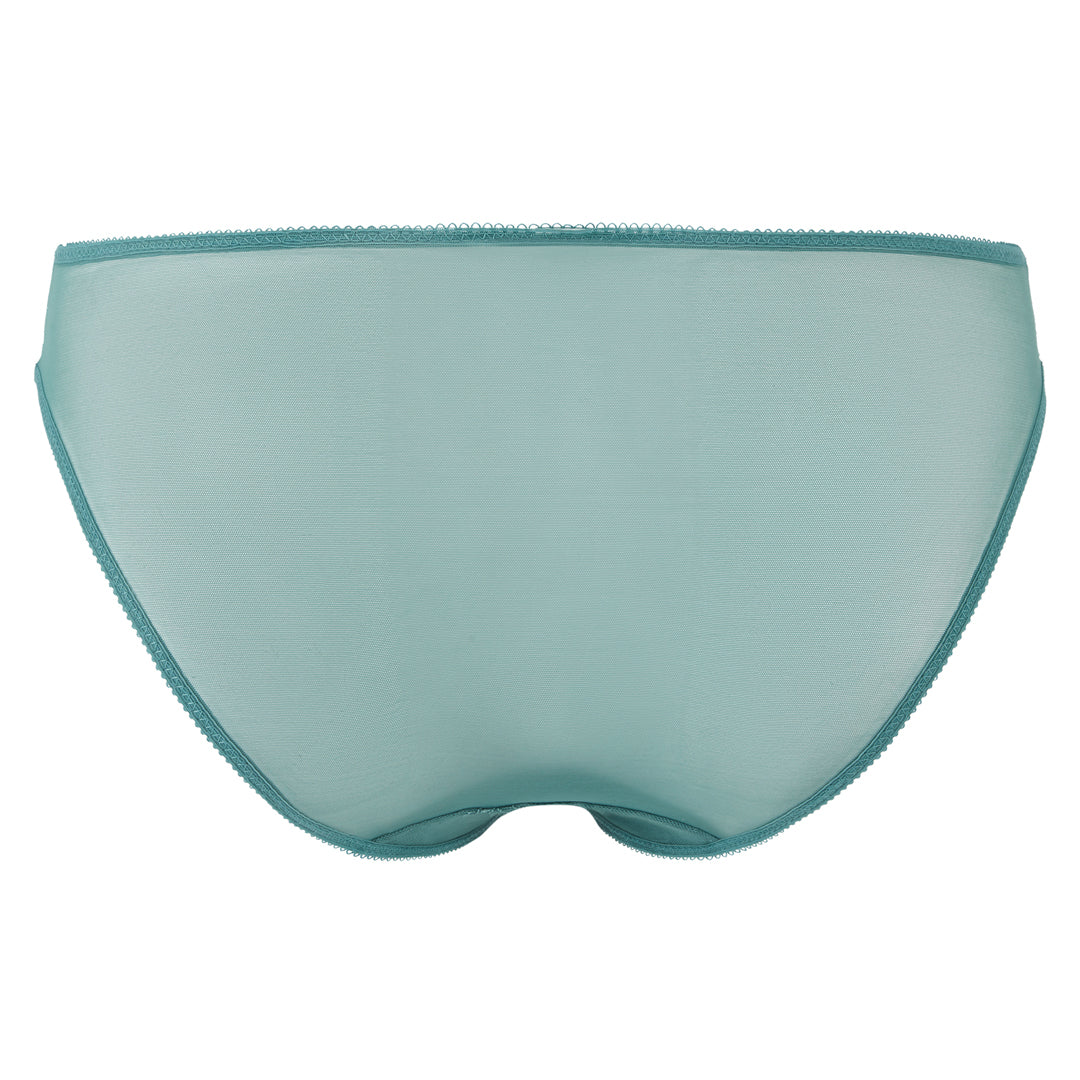 Gossard Glossies Lace Jade Sheer Bikini Panty