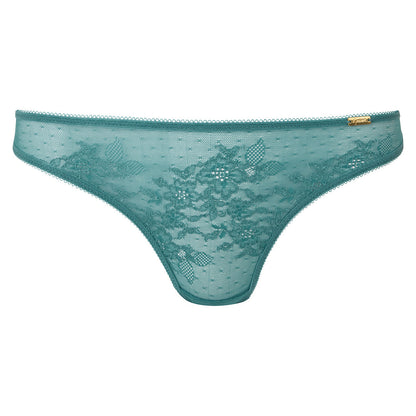 Gossard Glossies Lace Jade Sheer Bikini Panty