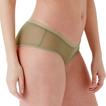 Gossard Glossies Sage Sheer See Through Shorts Panty-2