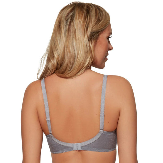Gossard Glossies Silver Sexy Sheer Molded Bra by Gossard Lingerie