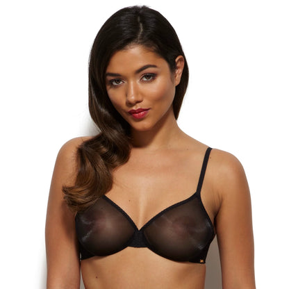 Sheer Molded Bra Gossard Glossies Black-0