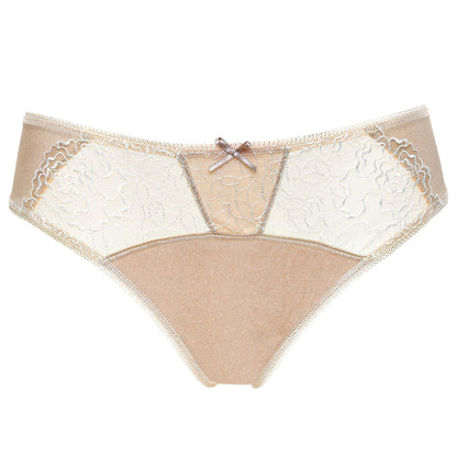 Gorteks Pamela Cappucino Semi Sheer Low Rise Bikini Panty
