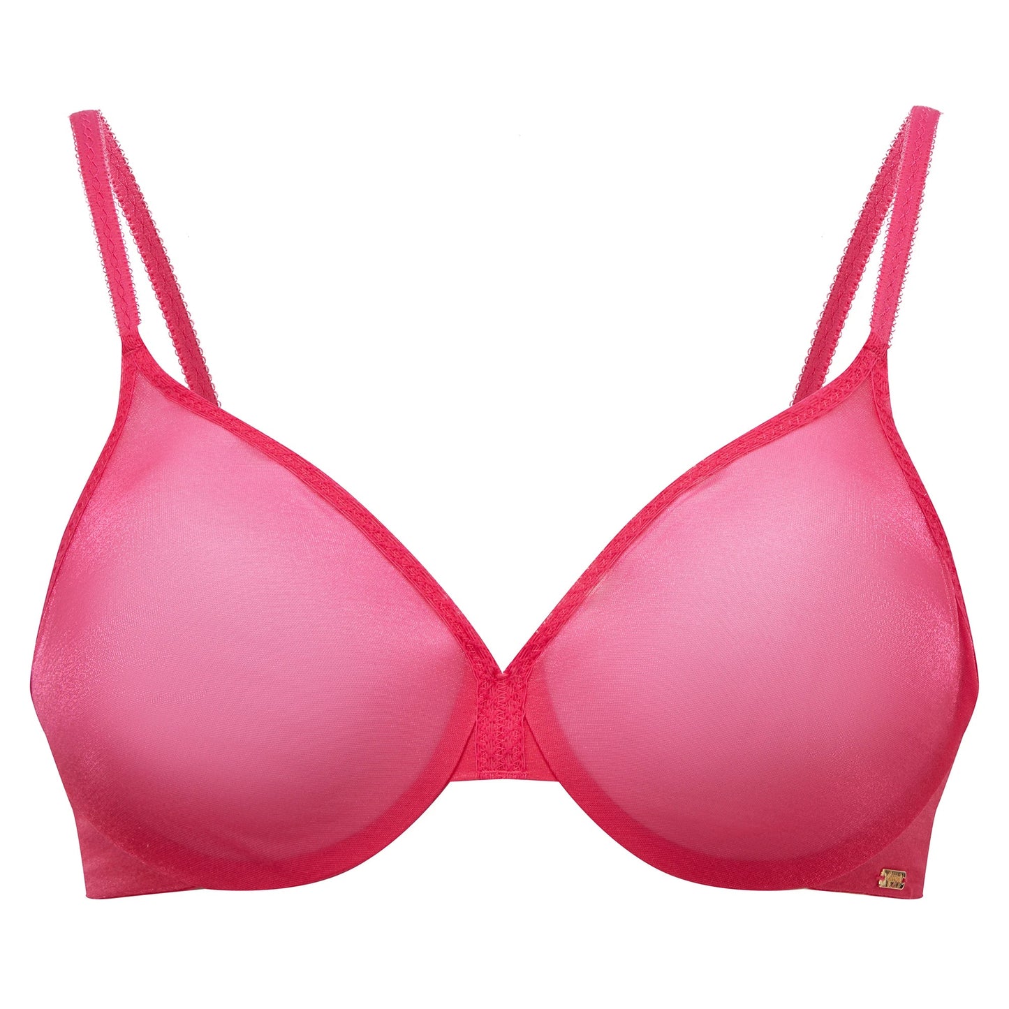 Gossard Glossies Magenta Sheer Mesh Molded Bra
