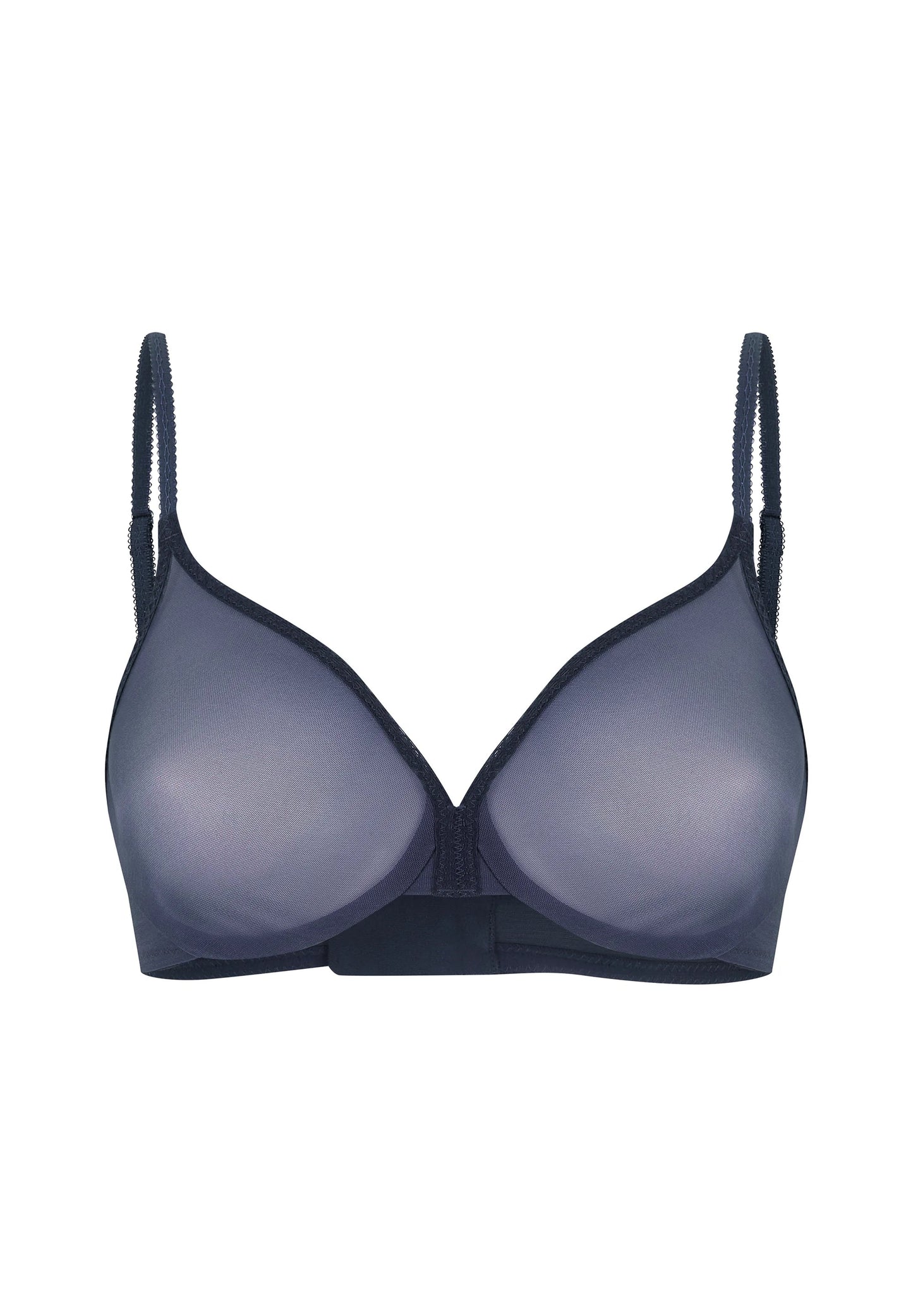 Gossard Glossies Shadow Blue Sheer Bra Ultimate Comfort