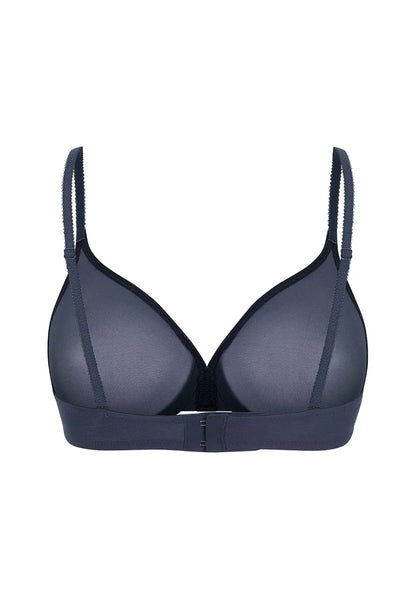 Gossard Glossies Shadow Blue Sheer Bra Ultimate Comfort