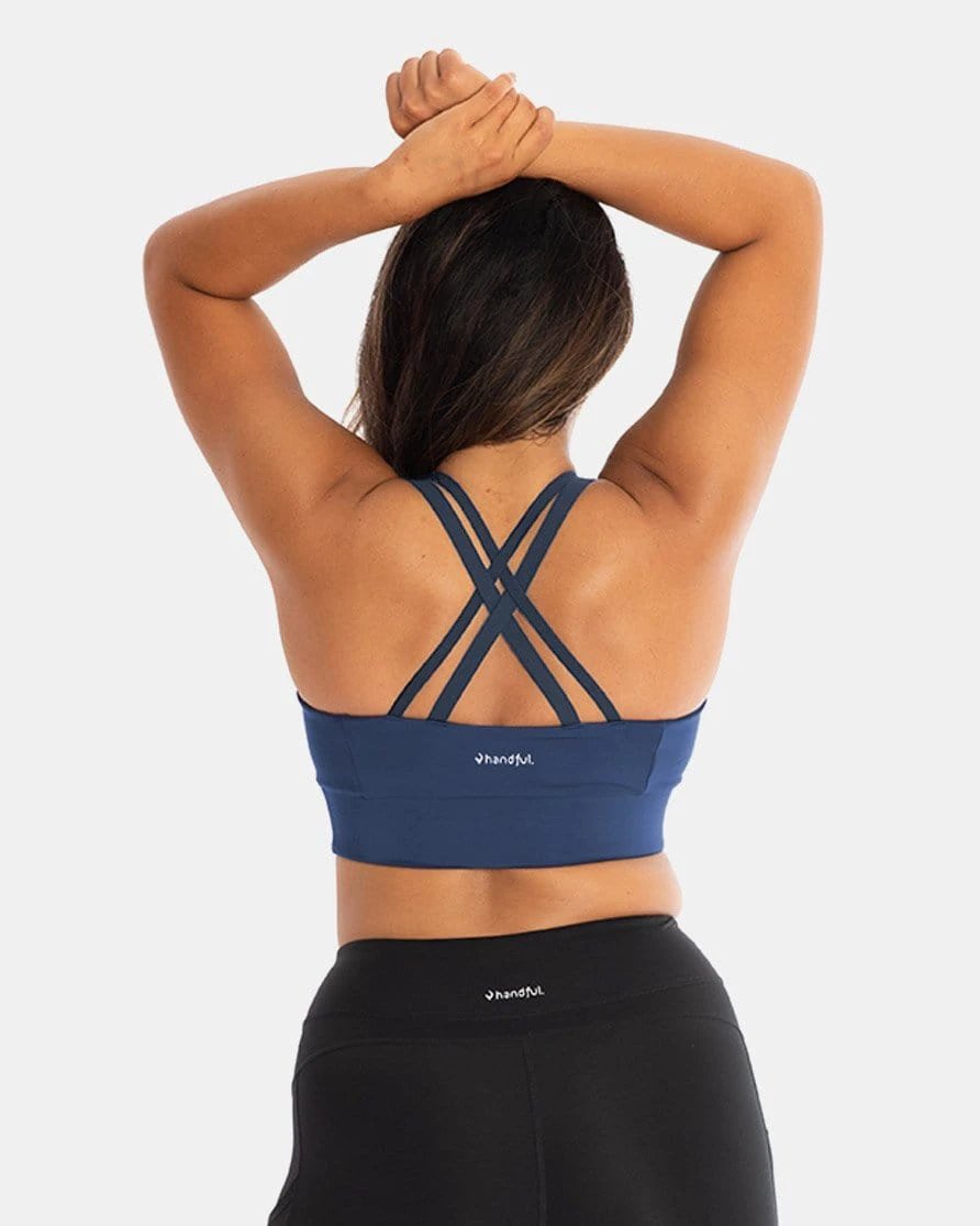 Double Down Bra – Night Swim Navy by Handful