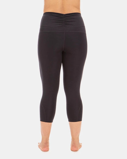 Squeeze Play High-Waist Capri – Booya Black by Handful