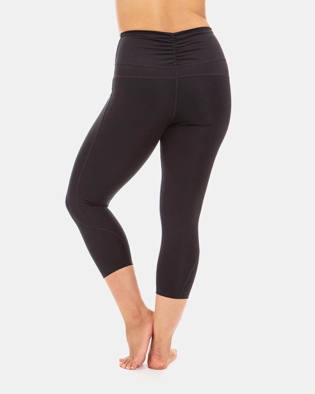 Squeeze Play High-Waist Capri – Booya Black by Handful