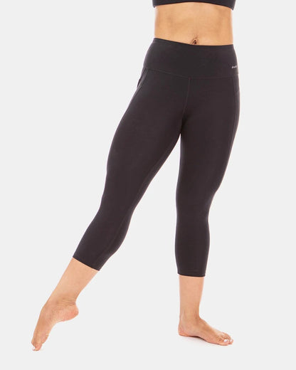 Squeeze Play High-Waist Capri – Booya Black by Handful