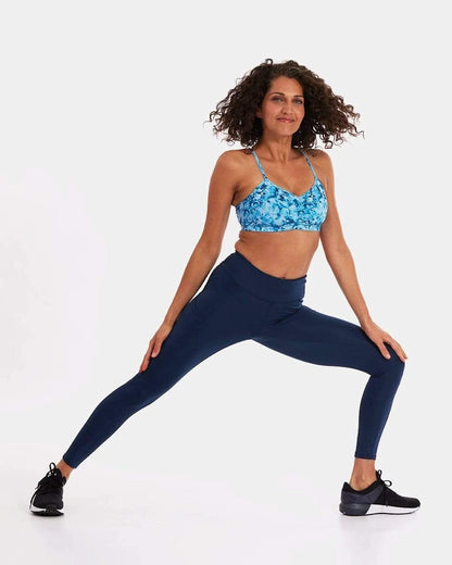 Wi-Thi Mid-Rise Pocketed Legging – Night Swim Navy by Handful