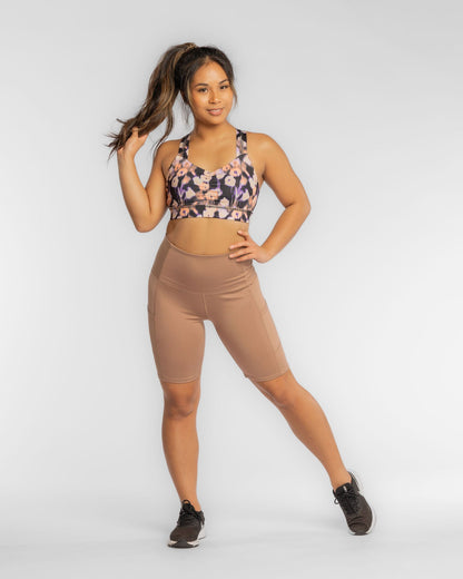 Hi Five High-Waisted Biker Short – Just Brew It (XS/S/M)