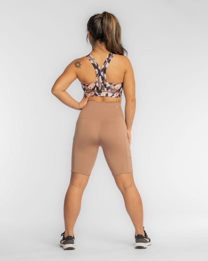 Hi Five High-Waisted Biker Short – Just Brew It (XS/S/M)