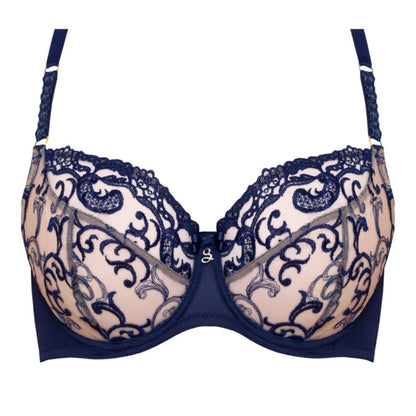 Sheer Mesh 3-Part Full Cup Bra Hazel by Samanta Lingerie