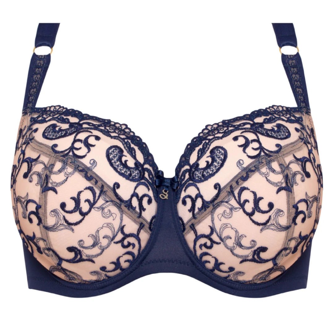Sheer Mesh 3-Part Full Cup Bra Hazel by Samanta Lingerie