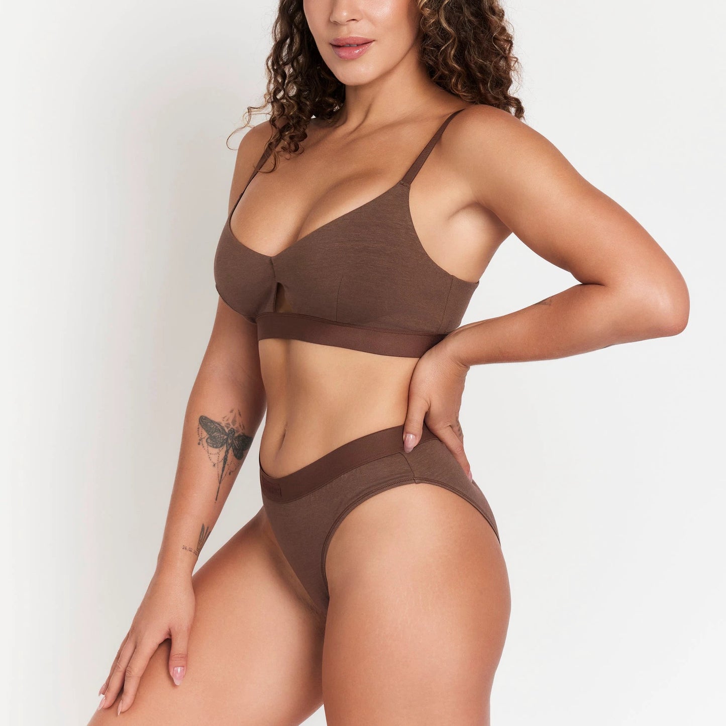Keyhole Hemp Bralette - Naturally Breathable, Comfortable For Everyday Wear With Soft Support by Net Positive
