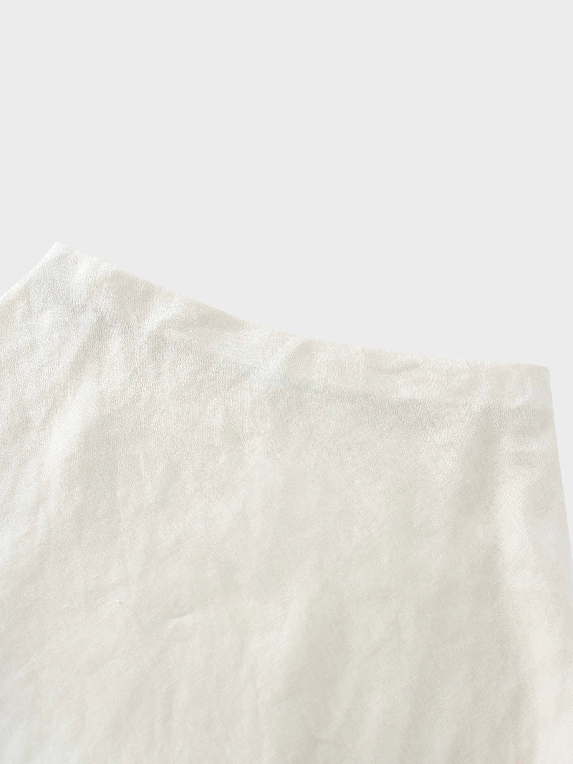 Linen Slip Skirt-Ecru by Hailey