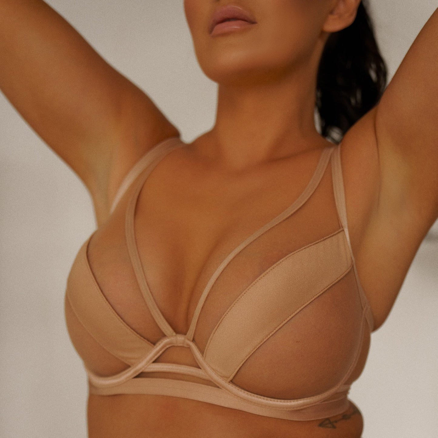 Kinga Lou Nude Soft Demi Cup Bra