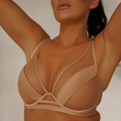 Kinga Lou Nude Soft Demi Cup Bra