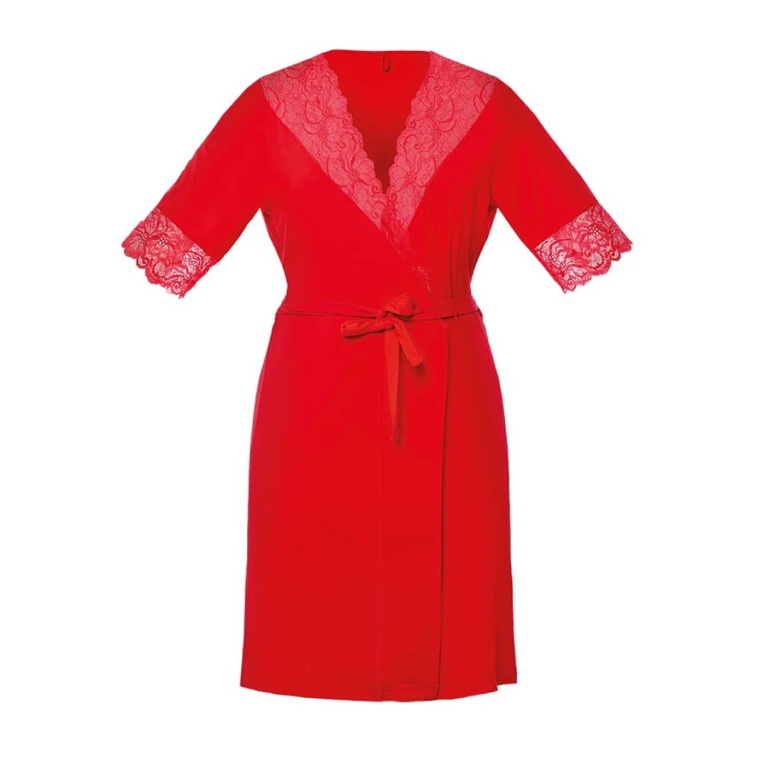 Elegant Soft Viscose Bathrobe Irina by Unikat Lingerie