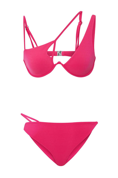 JENDUE Arlo Asymmetric Bikini | Swimwear (6 Colors) by Jendue