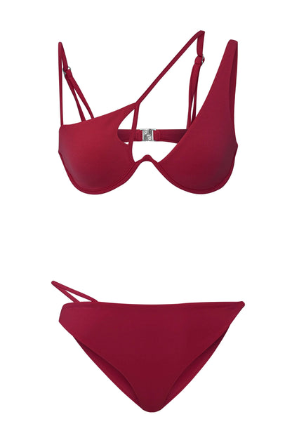 JENDUE Arlo Asymmetric Bikini | Swimwear (6 Colors) by Jendue