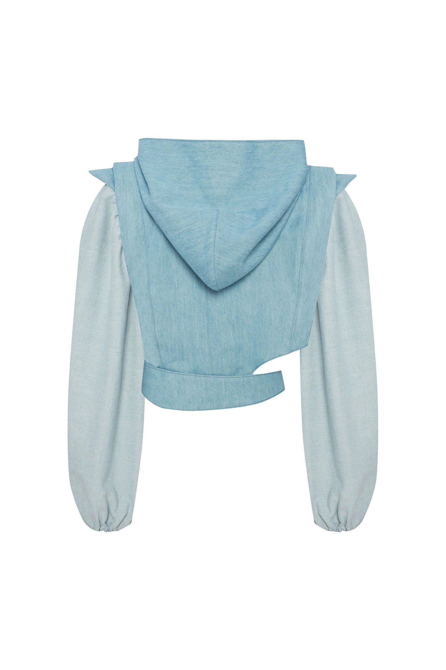 JENDUE Belinda Denim Vest & Jacket - Asymmetrical Style by Jendue
