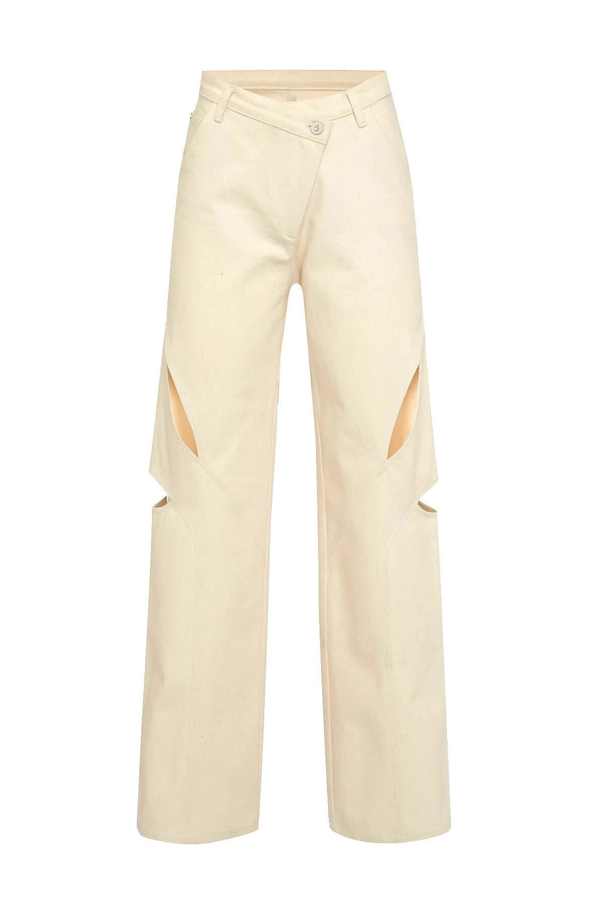 JENDUE Chaby Chic Cut-Out Denim Jeans - Unique & Stylish by Jendue
