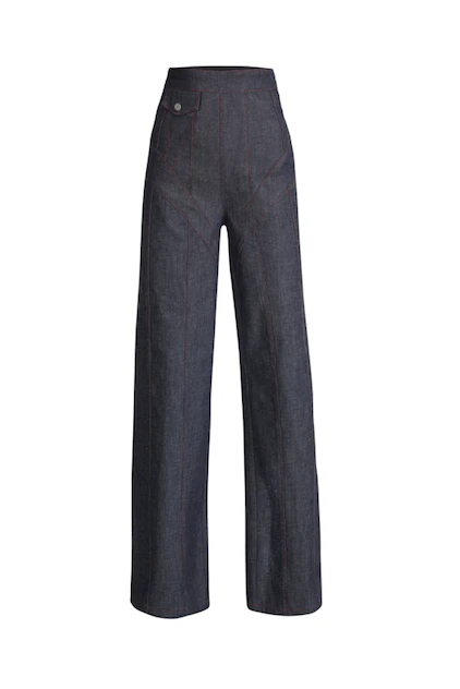 JENDUE Chaby Denim Jean - Ecru Wide Leg by Jendue