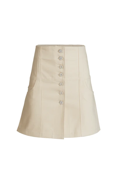 JENDUE Chaby Denim Mini Skirt | High-Waist A-Line by Jendue