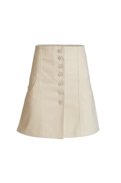 JENDUE Chaby Denim Mini Skirt | High-Waist A-Line by Jendue