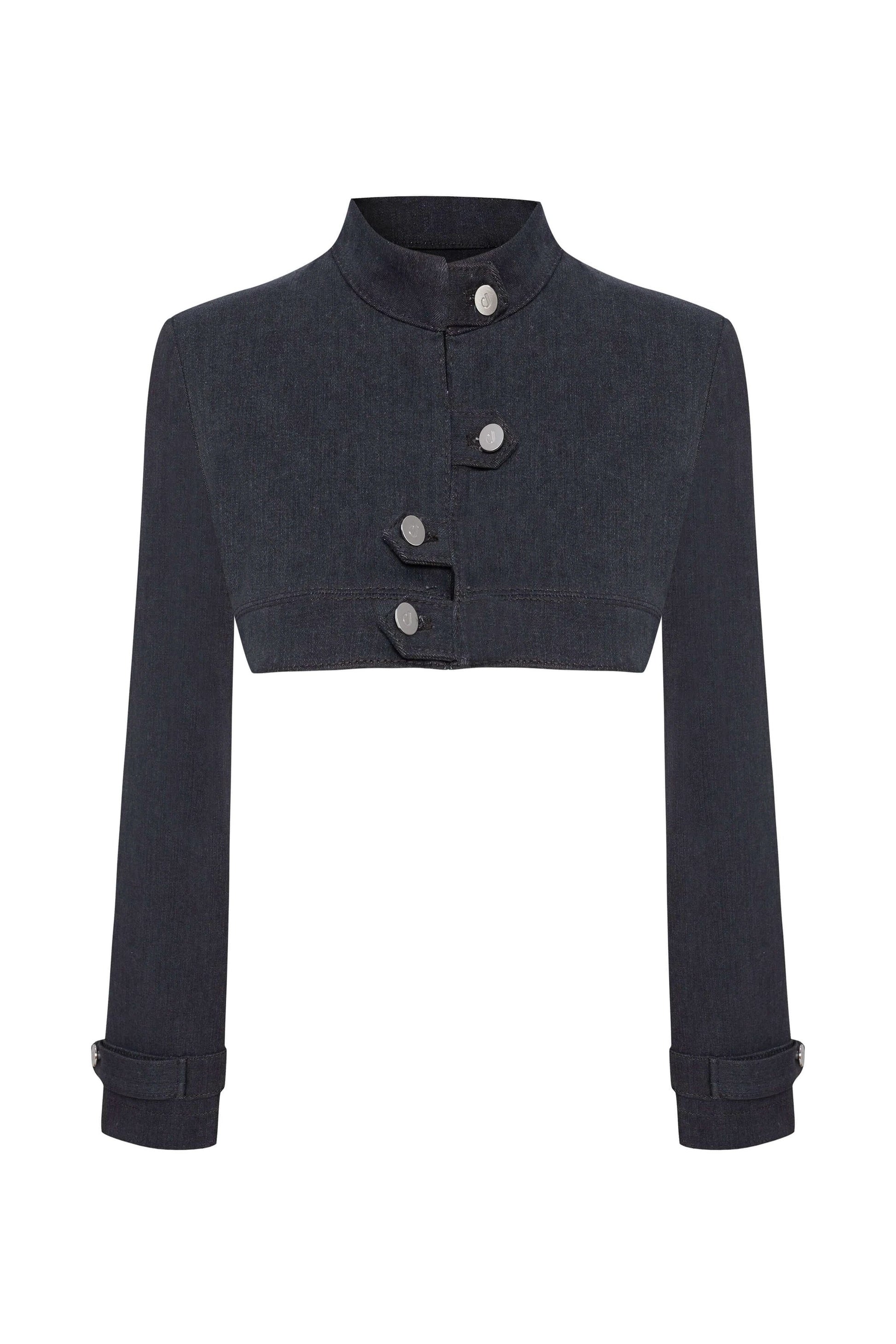 JENDUE Dark Dreams Denim Jacket - Cropped & Stylish by Jendue