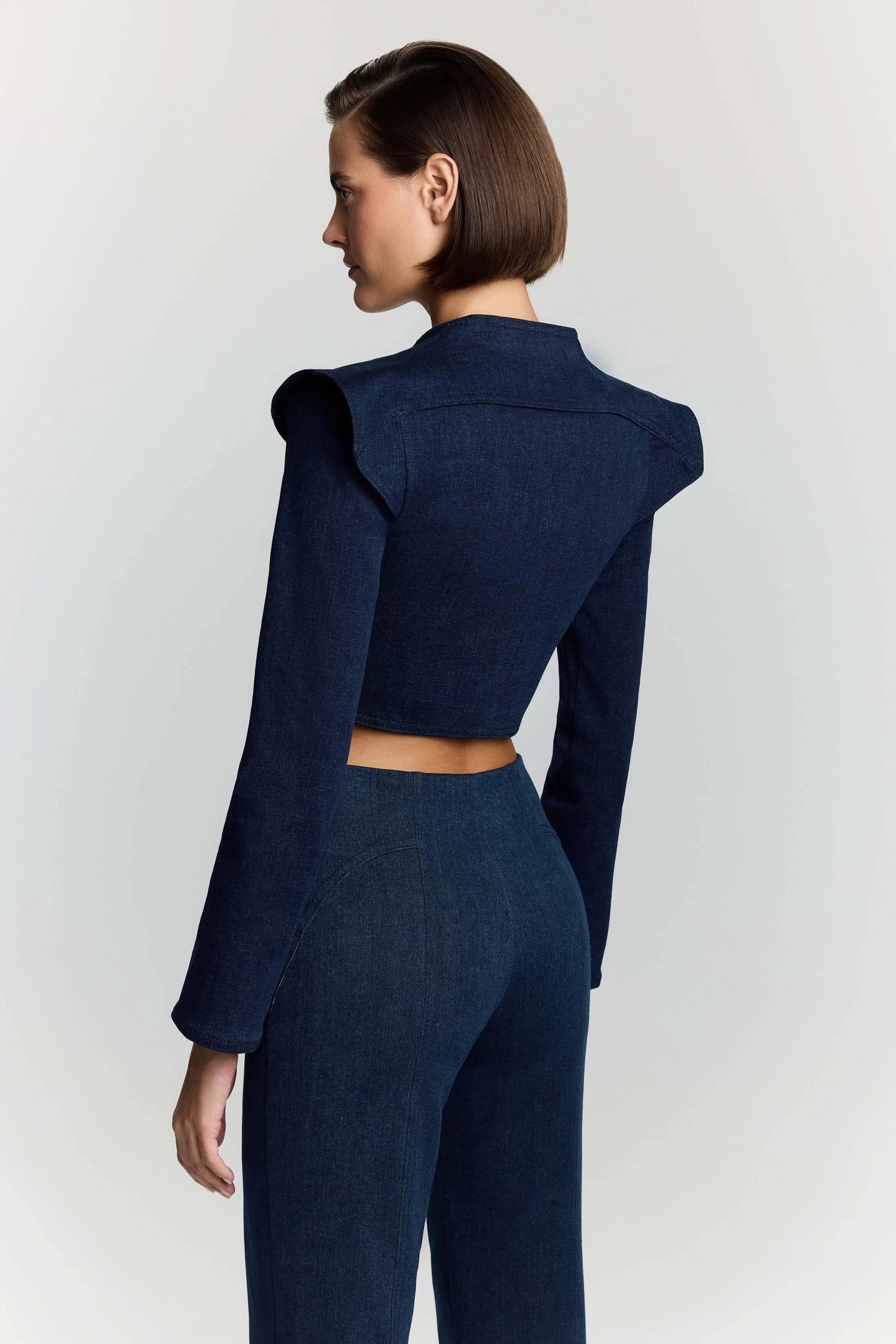 JENDUE Harmony Denim Jacket - Cropped & Stylish Outerwear by Jendue