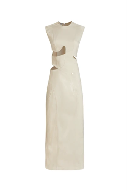 JENDUE Harvey Maxi Denim Dress - Unique Cut-Out Design by Jendue