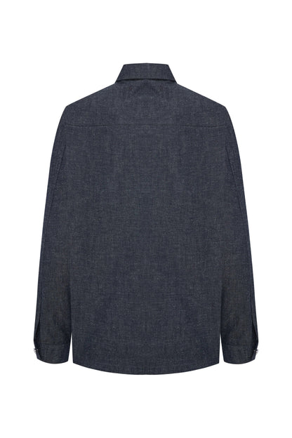 JENDUE Layered Denim Jacket - Unique Style & Comfort by Jendue