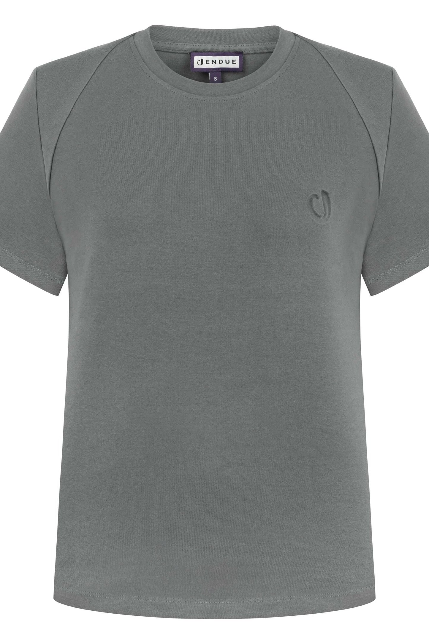 JENDUE Lena Denim T-shirt - White, Black, Grey, Purple by Jendue