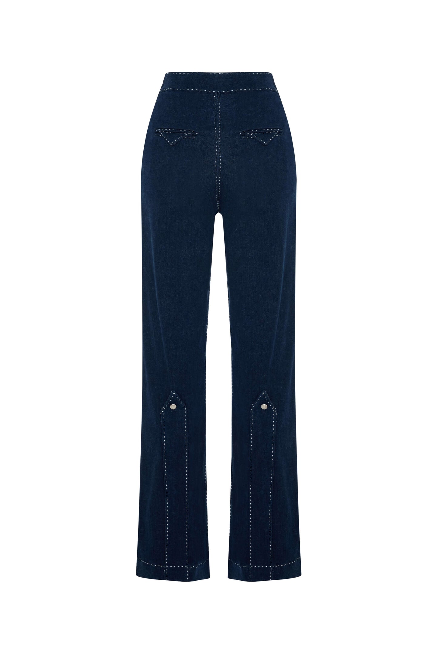 Sylvie Muse Denim Pants – Midnight Blue