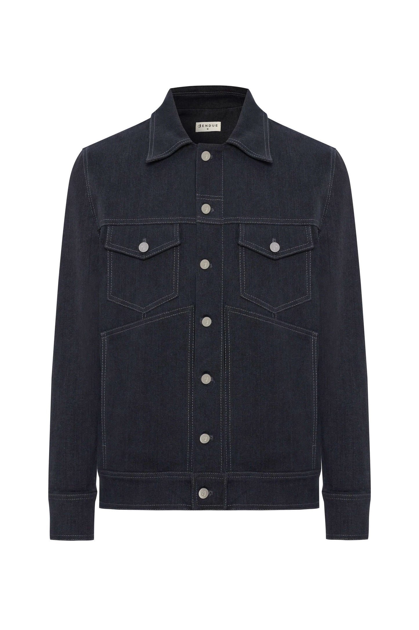 JENDUE Livorno Denim Jacket - Men's Dark Wash Jean Jacket by Jendue