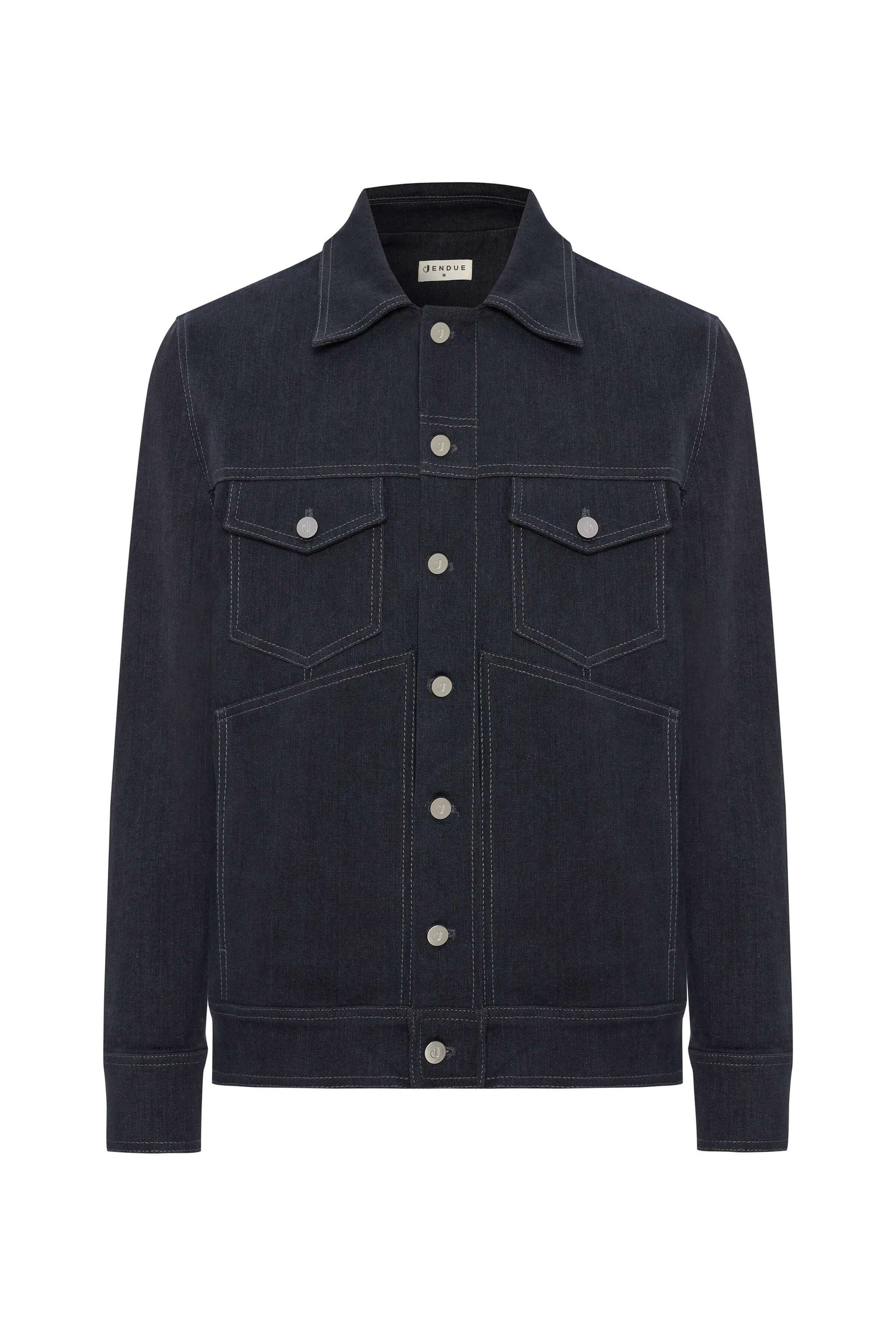 JENDUE Livorno Denim Jacket - Men's Dark Wash Jean Jacket by Jendue