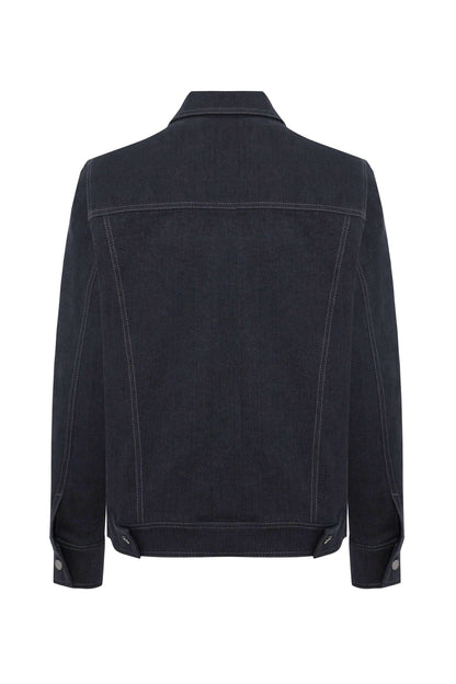 JENDUE Livorno Denim Jacket - Men's Dark Wash Jean Jacket by Jendue