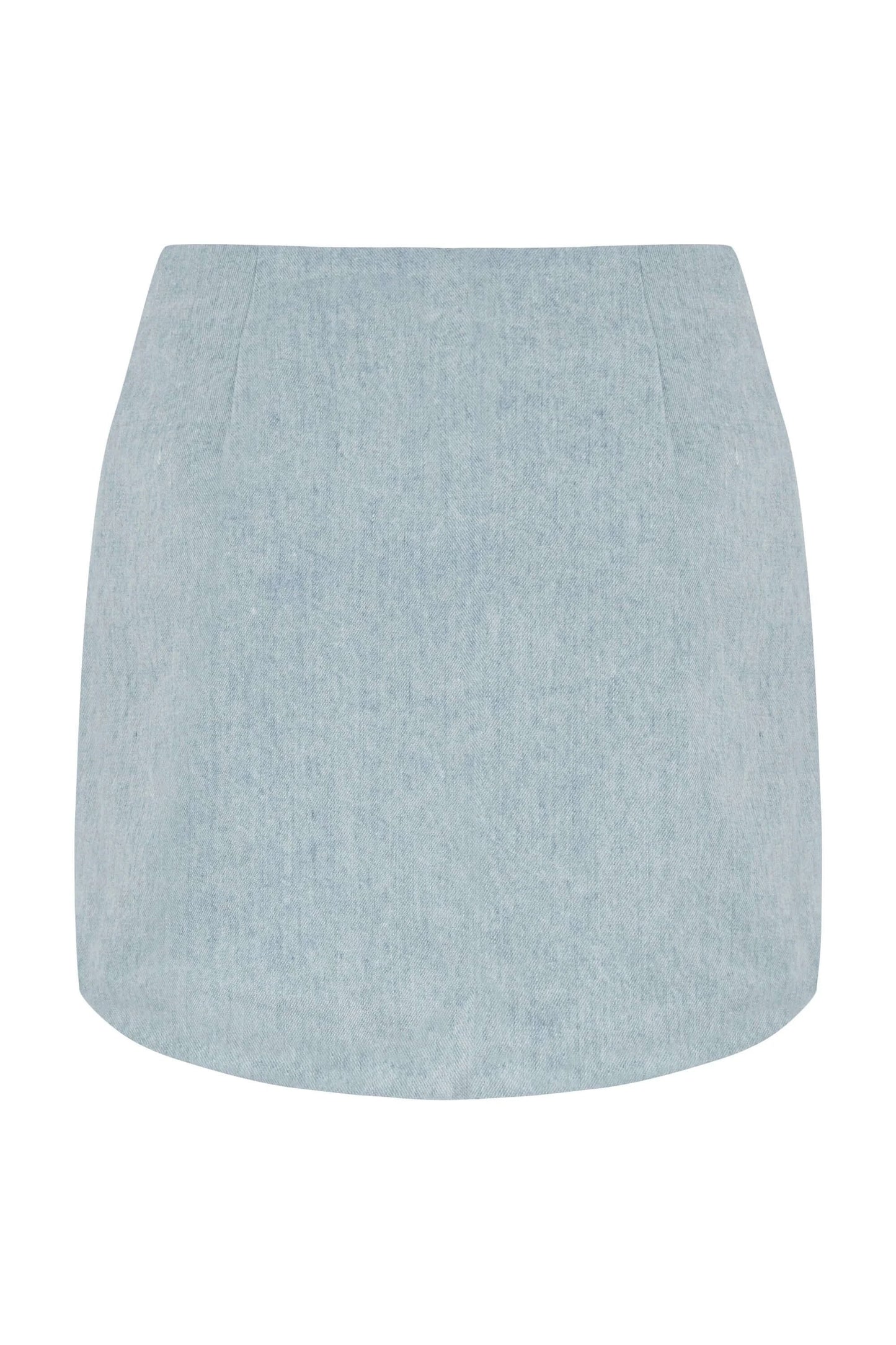 JENDUE Marvel Denim Mini Skirt - Light Wash by Jendue