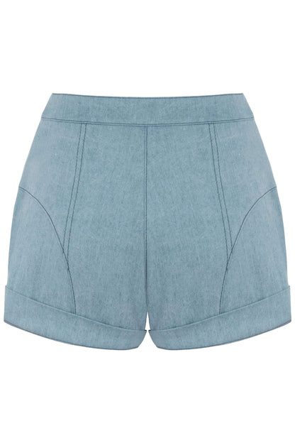 JENDUE Marvel Denim Shorts - Light Wash High-Waist by Jendue