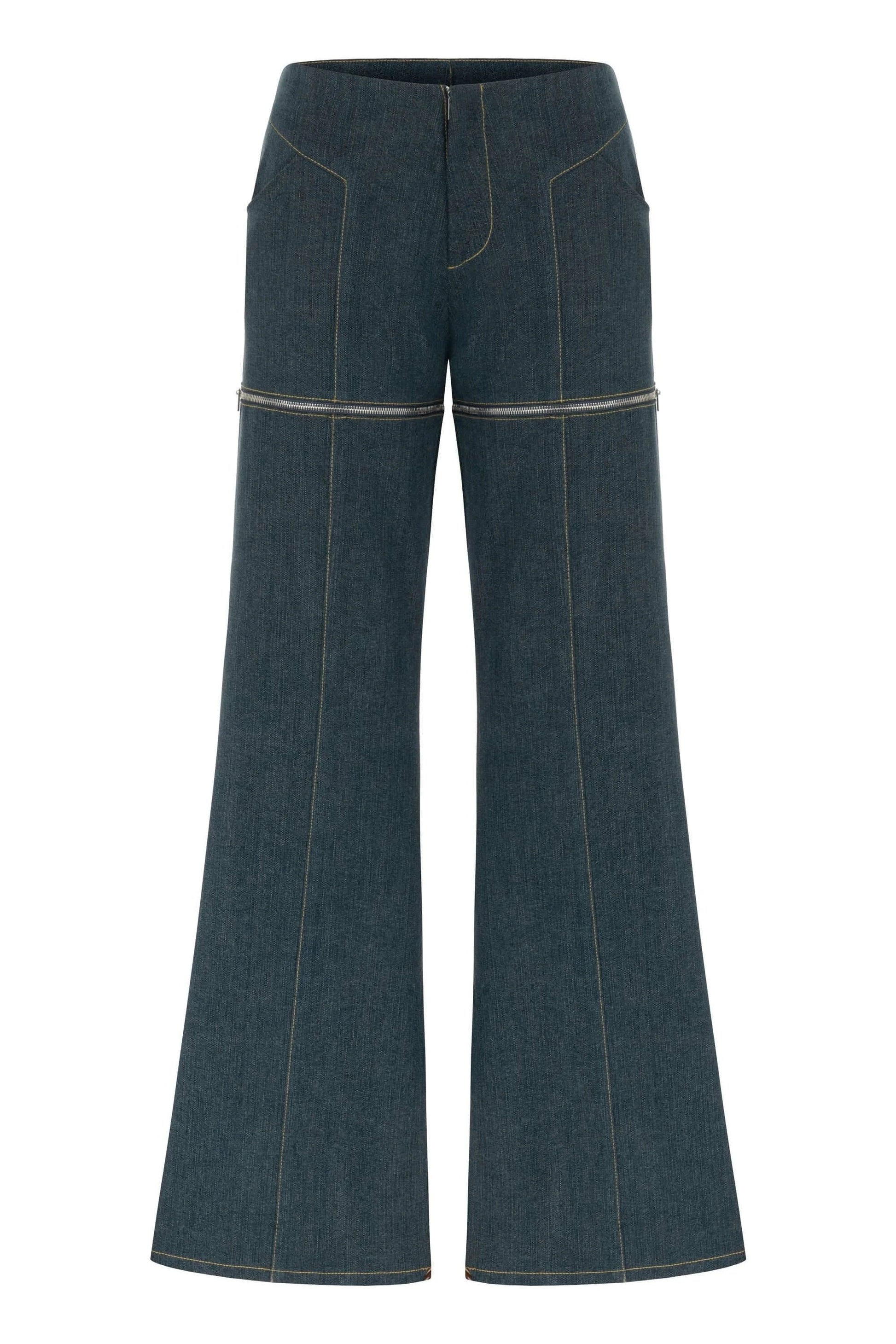 JENDUE Monte 2-in-1 Denim Jeans & Shorts - Versatile Style by Jendue