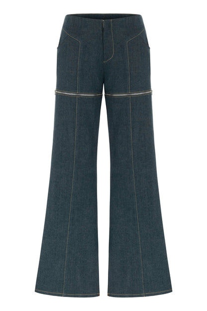 JENDUE Monte 2-in-1 Denim Jeans & Shorts - Versatile Style by Jendue