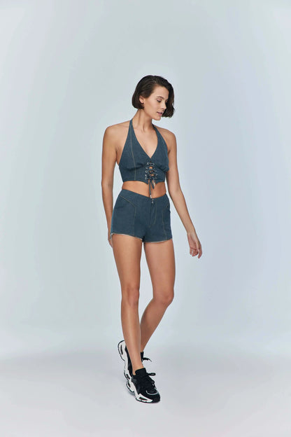 JENDUE Monte 2-in-1 Denim Jeans & Shorts - Versatile Style by Jendue