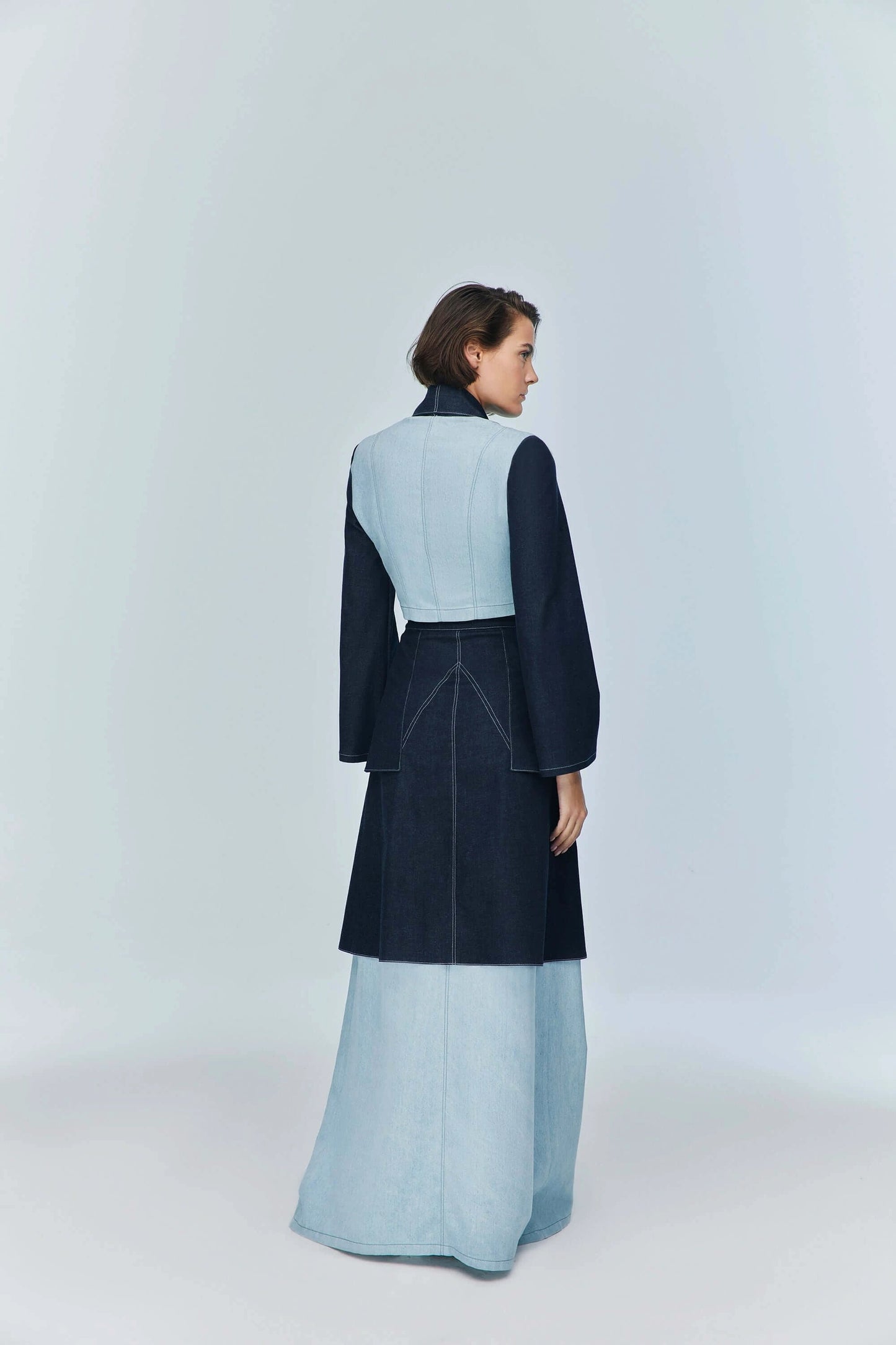 JENDUE Monte Denim Jacket - Stylish Zip-Front Crop Top by Jendue